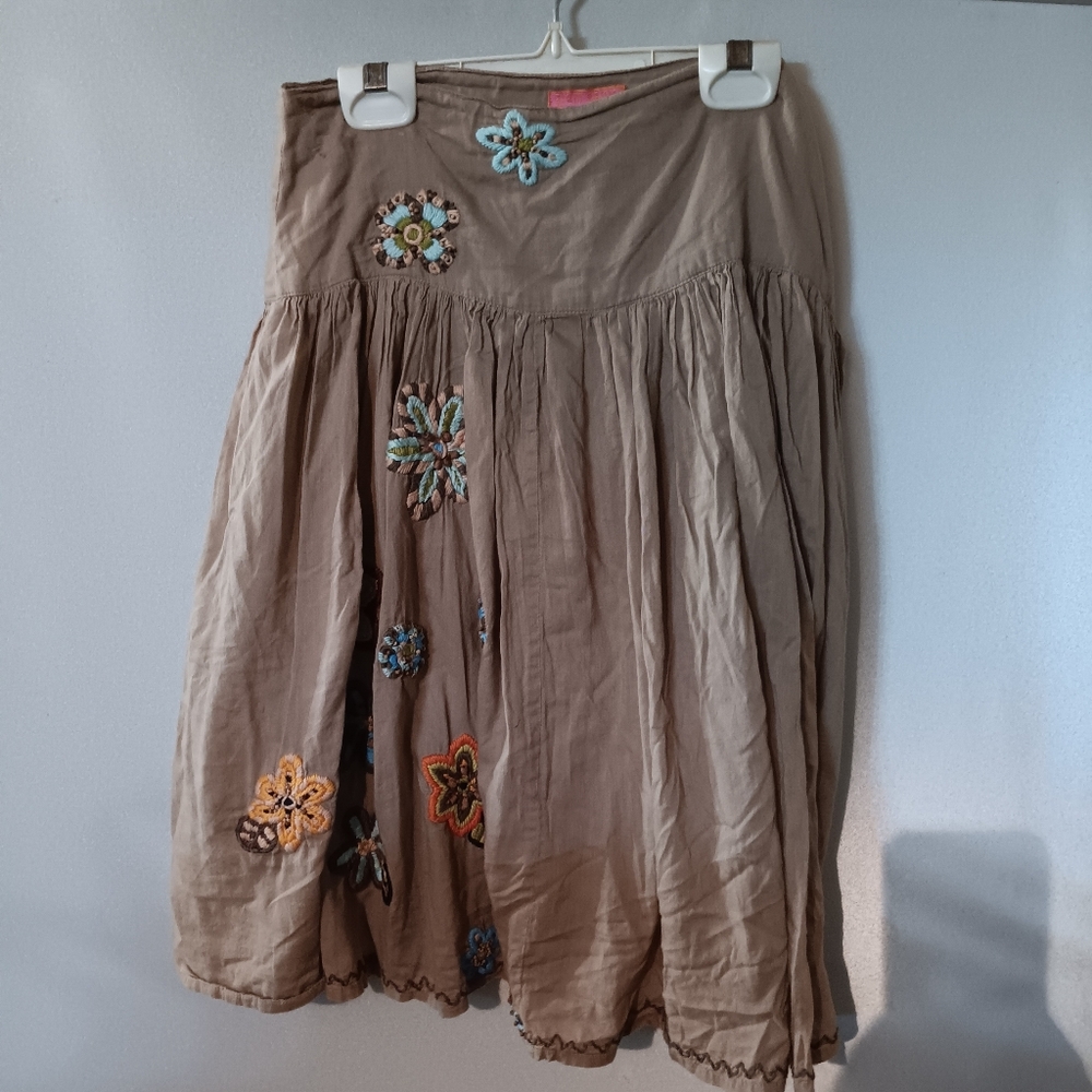 Glam Souls Light Brown Skirt Size SM/MD